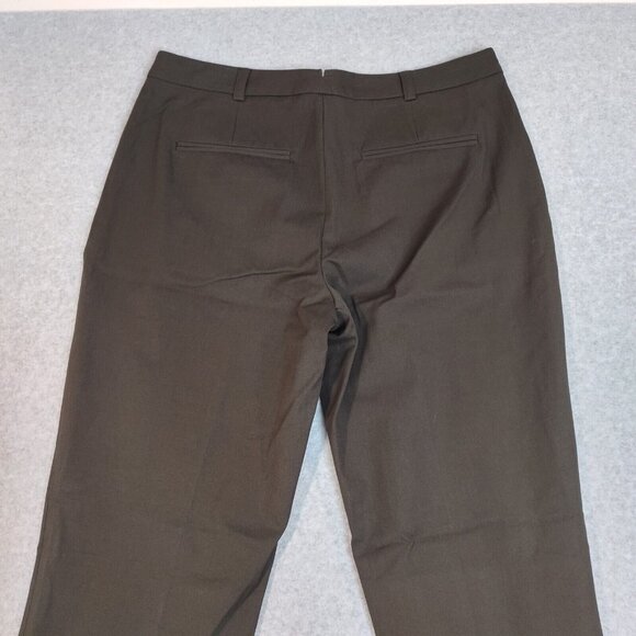 Banana Republic 12R NEW Cotton Twill Academia Classic Stretch Pant Career Olive - Picture 11 of 11